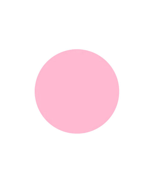 Round light pink masonite cake board in size of 6in