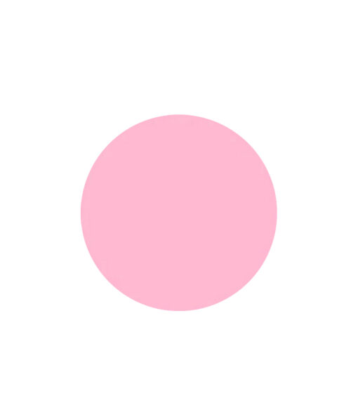 Round light pink masonite cake board in size of 10in