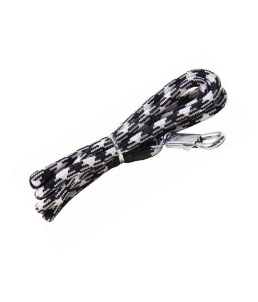 Black and white design leash for pets