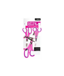 Scissors With 2-Tone Soft Grip 3pk