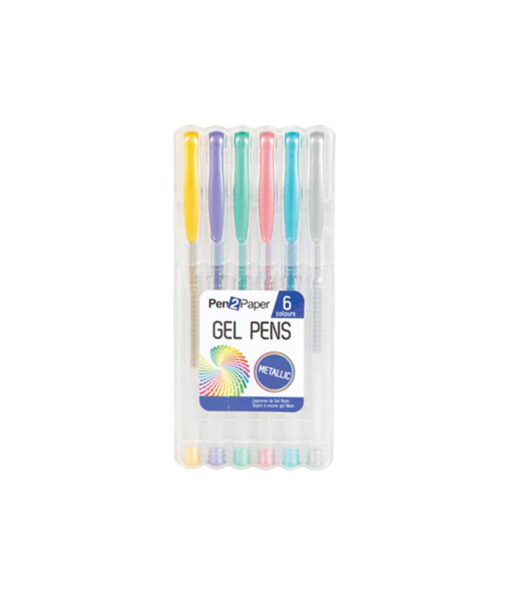 Gel Pens Assorted 6pk