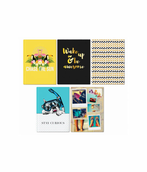 A6 Hard Notebook Assorted