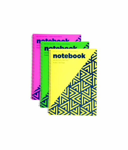 A5 Bright Colour Notebook Assorted