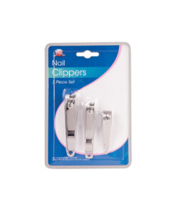 Metal stainless steel nail clippers coming in pack of 3