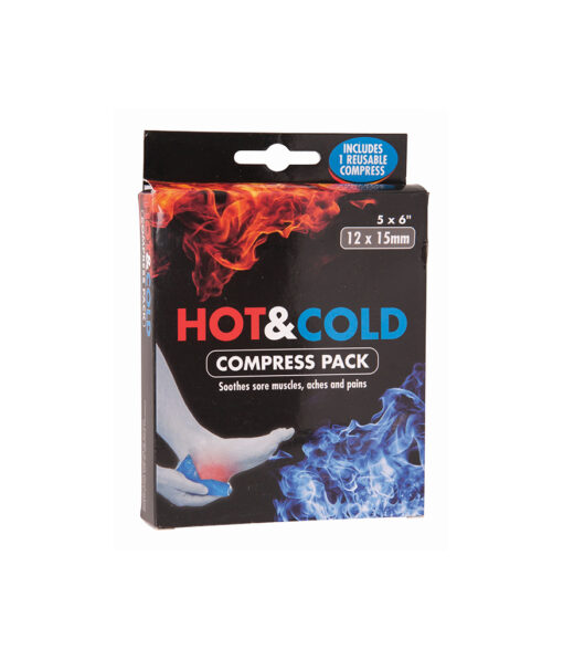 Hot & cold compress pack in size of 12cm x 15cm