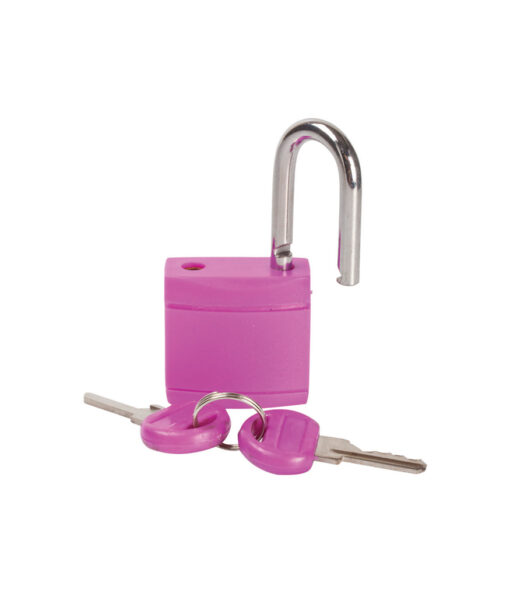 Pink padlock with pink keys