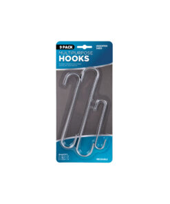 Multi-purpose hook in assorted sizes coming in pack of 9 pieces