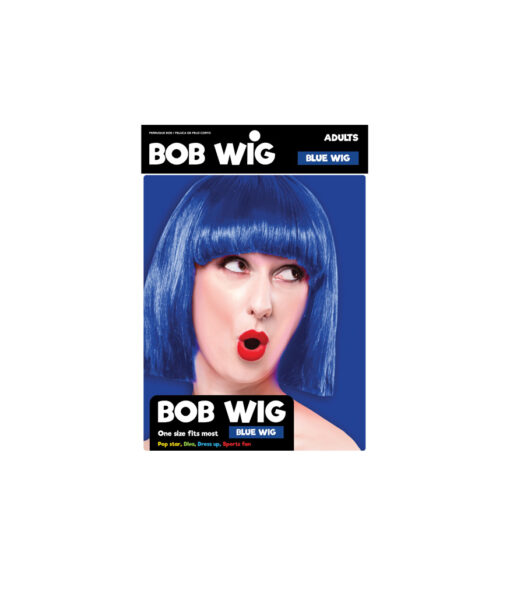 Blue Dress Up Bob Wig