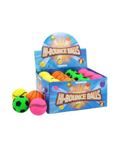 Sponge rubber hi-bounce balls in sports ball design