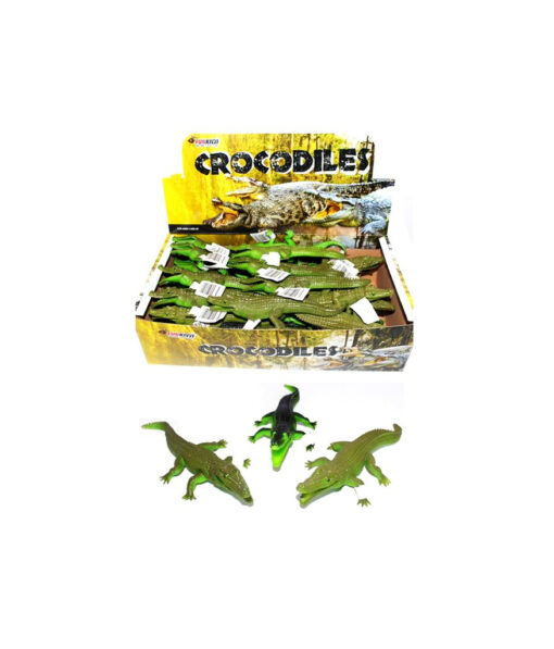 Assorted crocodile figures