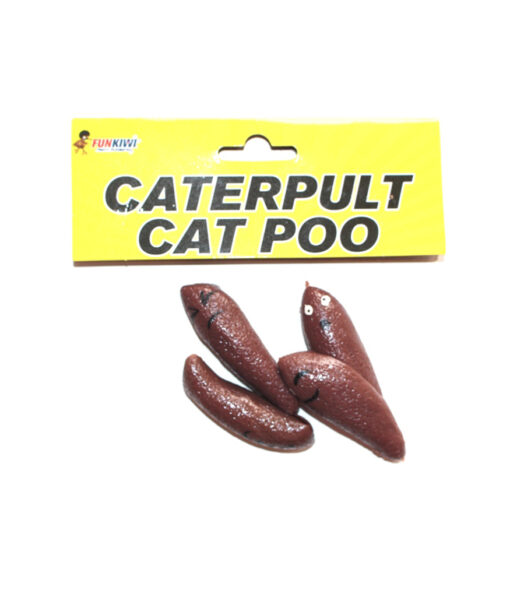 Novelty fake cat poo with faces prop for Halloween costume