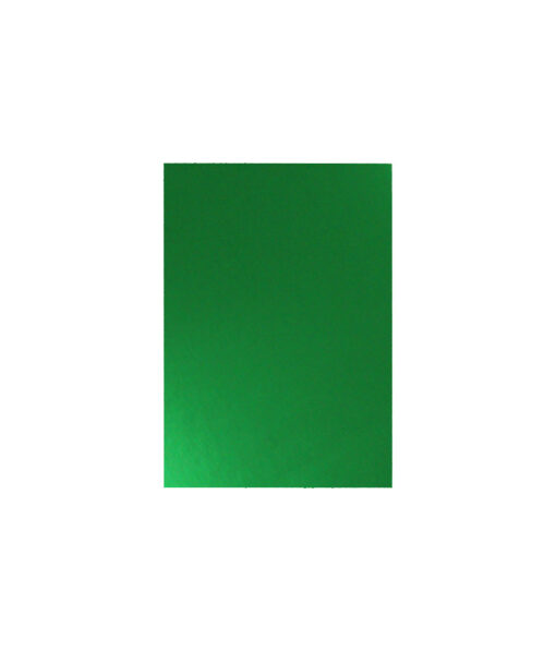 Green metallic cardboard sheet in A4 size coming in pack of 10