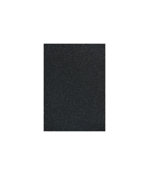 Black glitter EVA Foam sheet in A4 size coming in pack of 10