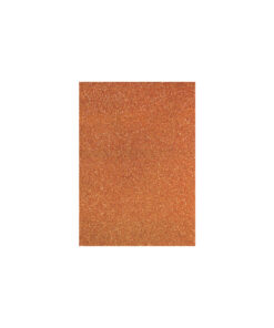 Orange glitter EVA Foam sheet in A4 size coming in pack of 10