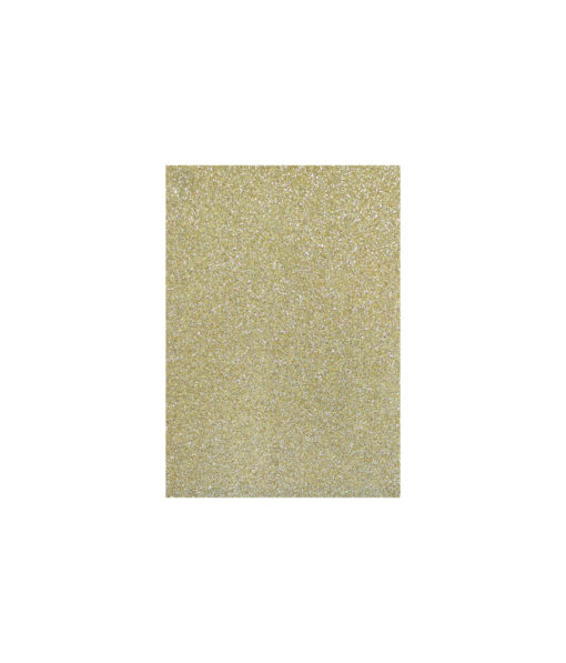 Gold glitter EVA Foam sheet in A4 size coming in pack of 10