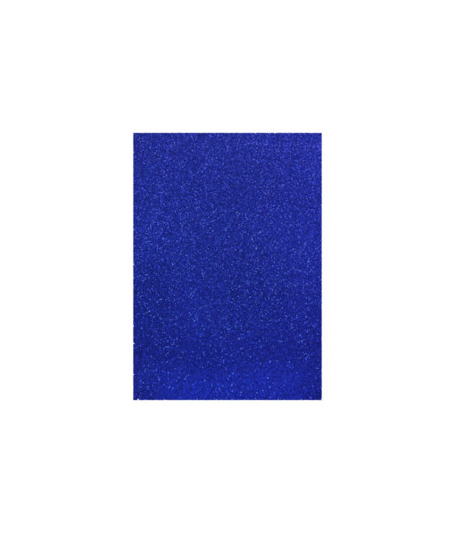 Blue glitter EVA Foam sheet in A4 size coming in pack of 10