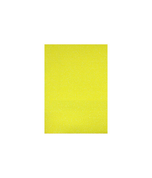 Yellow A4 Iridescent Glitter EVA Foam Sheets in pack of 10