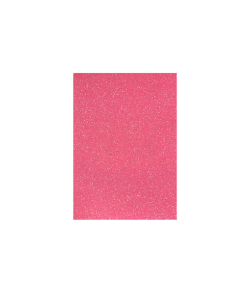 Hot Pink A4 Iridescent Glitter EVA Foam Sheets in pack of 10