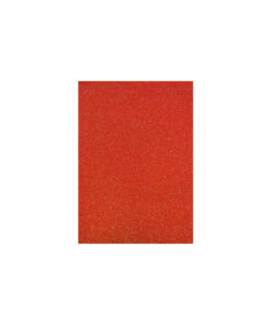 Red A4 Iridescent Glitter EVA Foam Sheets in pack of 10