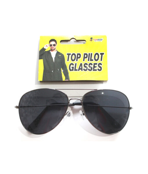 Top pilot aviator sunglasses prop for Halloween costume and dress up