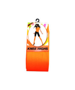 Neon knee highs in orange colour