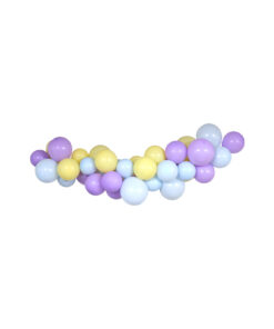 Pastel latex balloon garland kit coming in set of 50 pieces