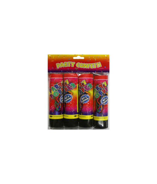 Confetti party poppers coming in pack of 4