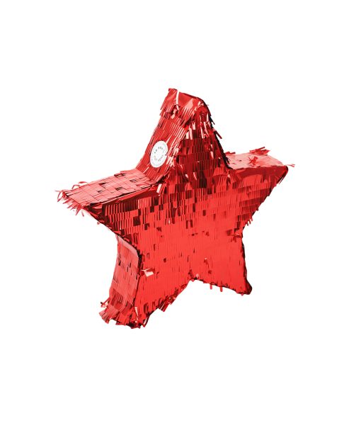 Red Foil Star Pinata