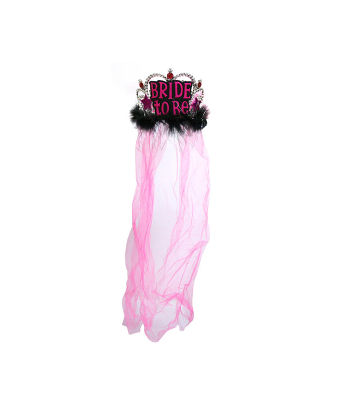 Pink Bride To Be Crown Looksharpstore