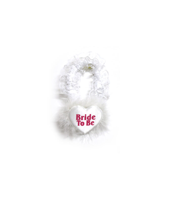 White Bride To Be Garter Looksharpstore