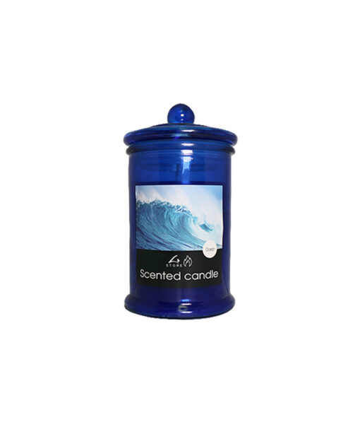 Ocean Scented Candle In Glass Jar