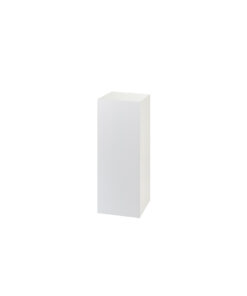 White acrylic rectangular stand in size of 28.5cm x 25.8cm x 88cm