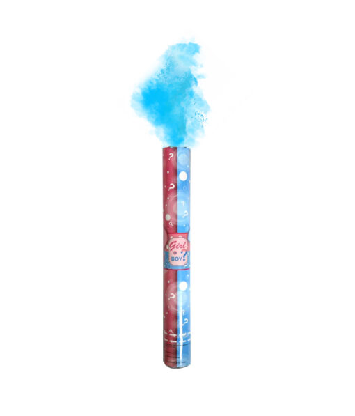 Gender Reveal Blue Powder Party Cannon 40cm