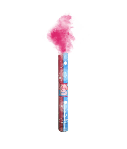 Gender Reveal Powder Pink Party Cannon 40cm