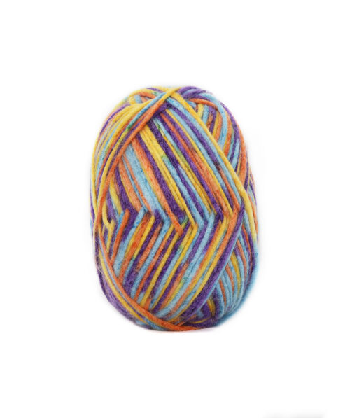 Rainbow Mix Space Dye Yarn 100g
