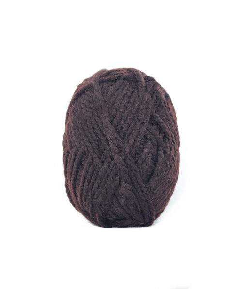 Brown Twisted Cable Knitting Yarn 100g