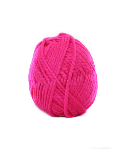Pink Twisted Cable Knitting Yarn 100g