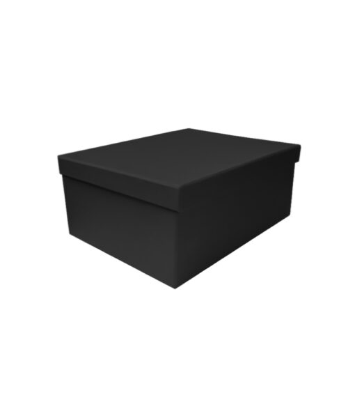 Black cardstock gift box