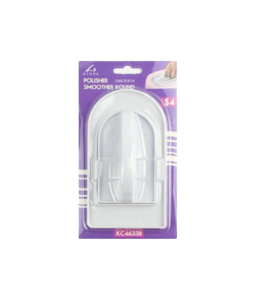 Cake smoother polisher in size of 15cm x 8.2cm x 3cm