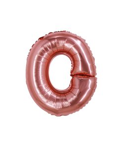 Rose Gold Air Fill Letter O Balloon