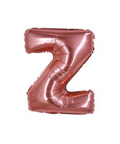 Rose Gold Air Fill Letter Z Balloon