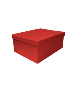 Red cardstock gift box