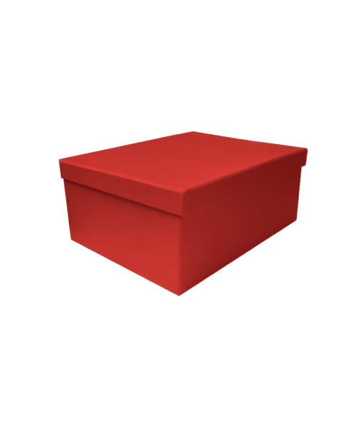 Red cardstock gift box