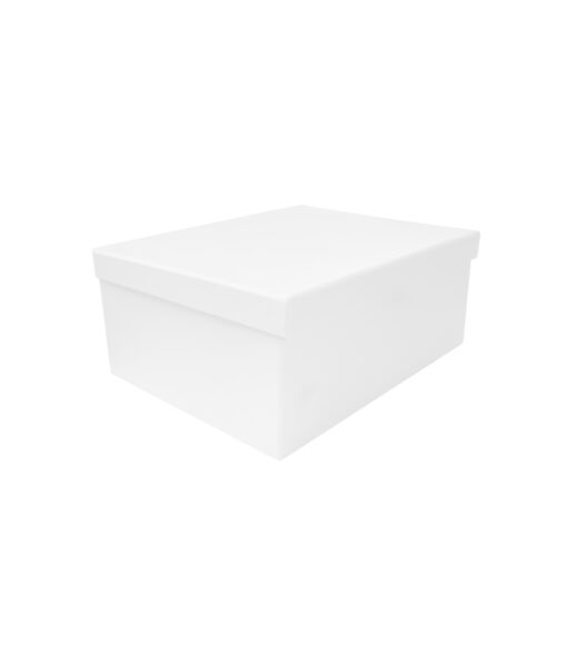 White cardstock gift box