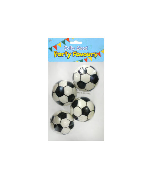 Soccer ball stress balls party favours coming in pack of 4