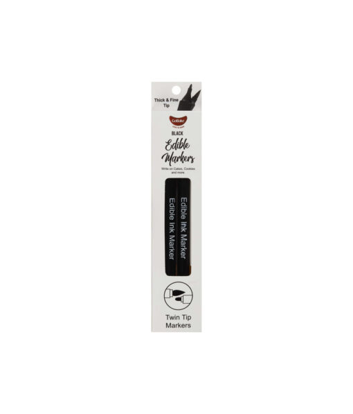 GoBake twin tip edible markers in black colour