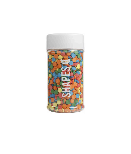 Rainbow colour gobake shape sprinkles