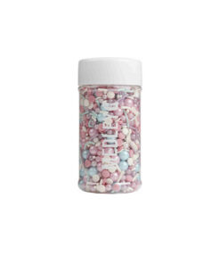 Pastel blue and pink GoBake sprinkle medley