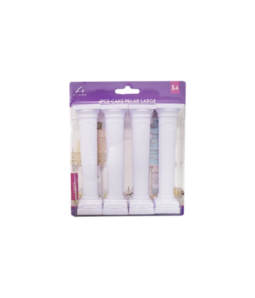 Decorative cake pillars coming in pack of 4 pieces