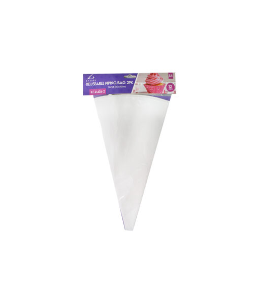 Reusable piping bag in size of 12inches and coming in pack of 2 pieces